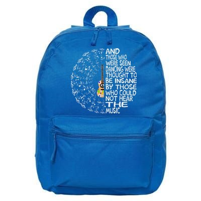 Guitar And Those Who Were Seen Dancing Peace 16 in Basic Backpack