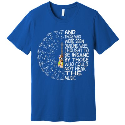 Guitar And Those Who Were Seen Dancing Peace Premium T-Shirt