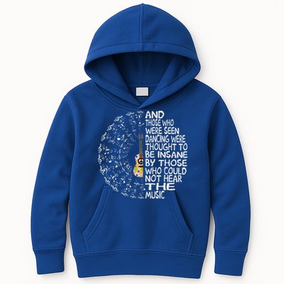 Guitar And Those Who Were Seen Dancing Peace Kids Hoodie