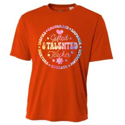 Gifted And Talented Teacher Appreciation Week Back To School Gift Cooling Performance Crew T-Shirt