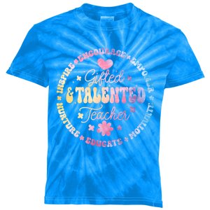 Gifted And Talented Teacher Appreciation Week Back To School Gift Kids Tie-Dye T-Shirt