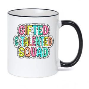 Gifted And Talented Squad Teaching School Appreciation Gift 11oz Black Color Changing Mug