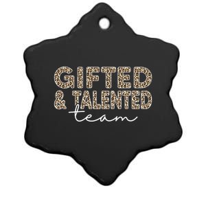 Gifted And Talented Team Teaching School Appreciation Cute Gift Ceramic Star Ornament