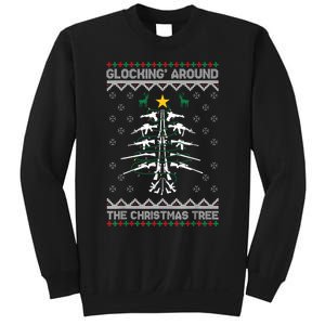 Glocking Around The Christmas Tree Ugly Christmas Sweater Sweatshirt