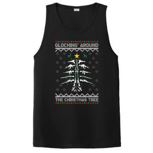 Glocking Around The Christmas Tree Ugly Christmas Sweater PosiCharge Competitor Tank