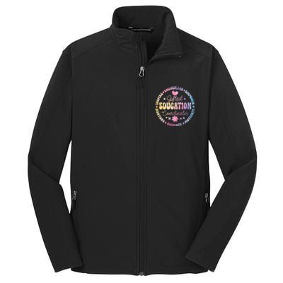 Gifted And Talented Education Coordinator Appreciation Week Cute Gift Core Soft Shell Jacket