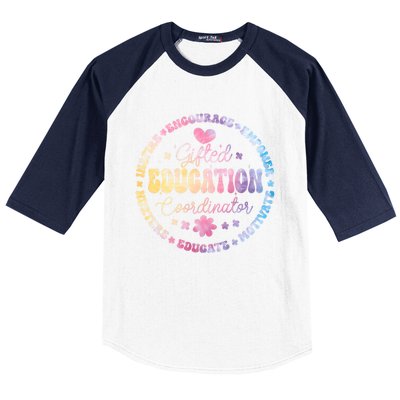 Gifted And Talented Education Coordinator Appreciation Week Cute Gift Baseball Sleeve Shirt