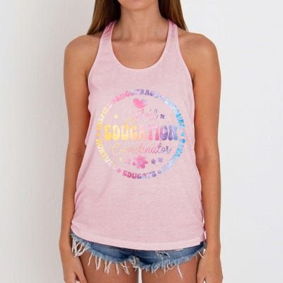 Gifted And Talented Education Coordinator Appreciation Week Cute Gift Women's Knotted Racerback Tank