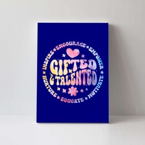 Gifted And Talented Teacher Appreciation Week Back To School Great Gift Canvas