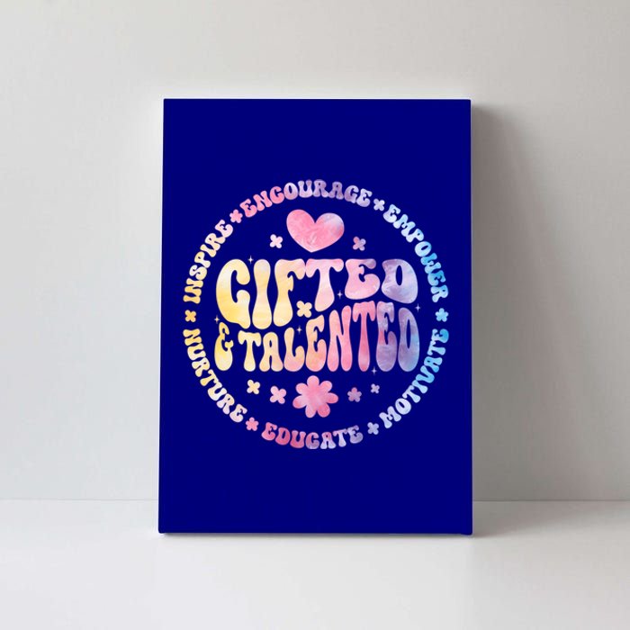 Gifted And Talented Teacher Appreciation Week Back To School Great Gift Canvas