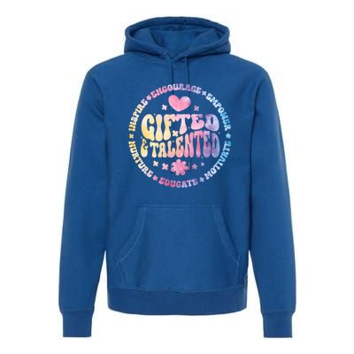 Gifted And Talented Teacher Appreciation Week Back To School Great Gift Premium Hoodie