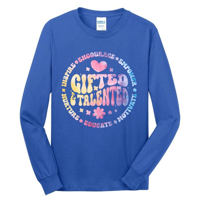 Gifted And Talented Teacher Appreciation Week Back To School Great Gift Tall Long Sleeve T-Shirt