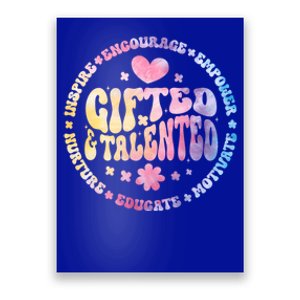 Gifted And Talented Teacher Appreciation Week Back To School Great Gift Poster