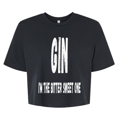 Gin and Tonic Couples Matching Halloween Costumes Bella+Canvas Jersey Crop Tee