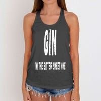 Gin and Tonic Couples Matching Halloween Costumes Women's Knotted Racerback Tank