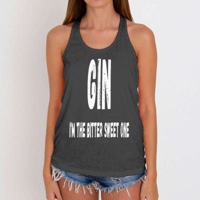 Gin and Tonic Couples Matching Halloween Costumes Women's Knotted Racerback Tank