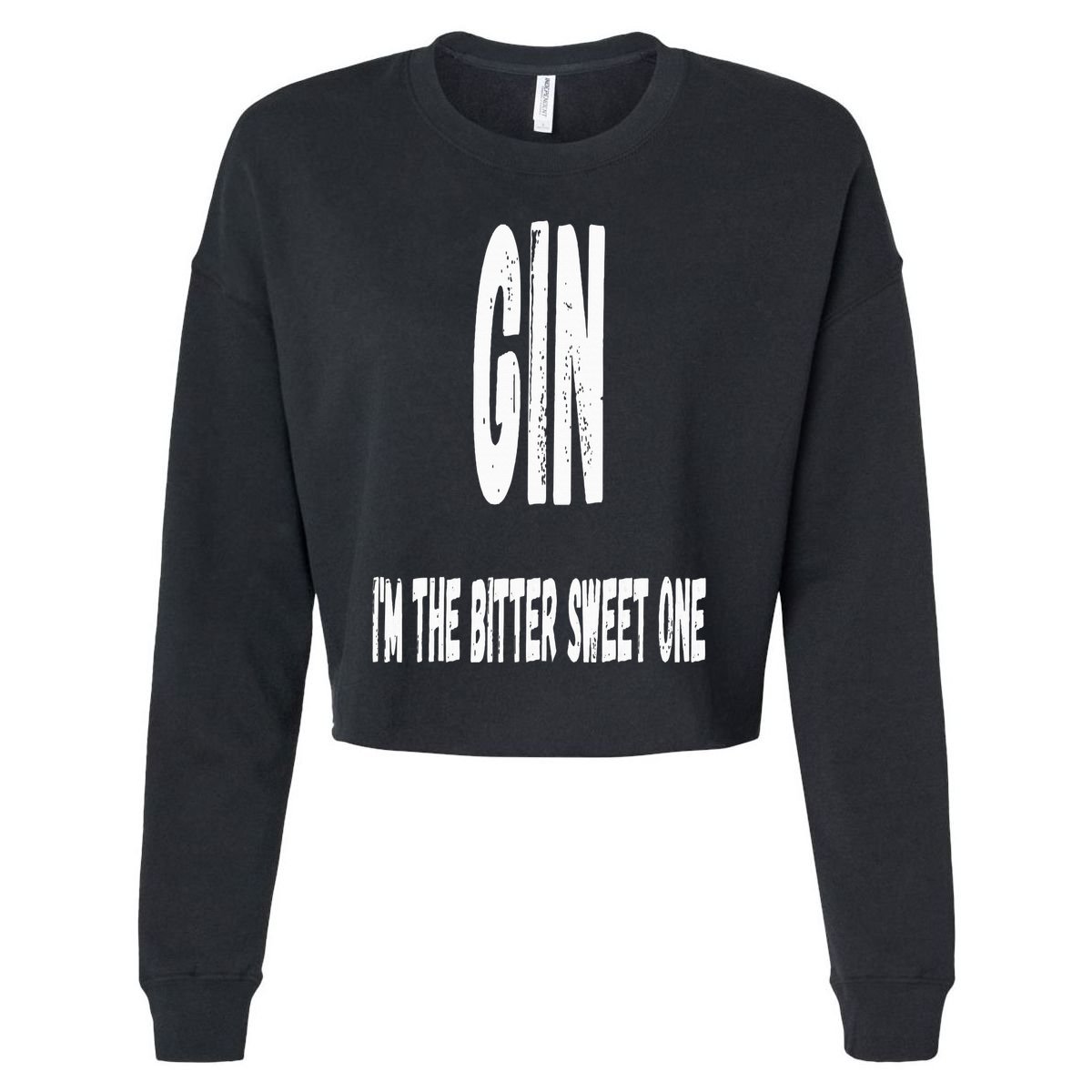 Gin and Tonic Couples Matching Halloween Costumes Cropped Pullover Crew