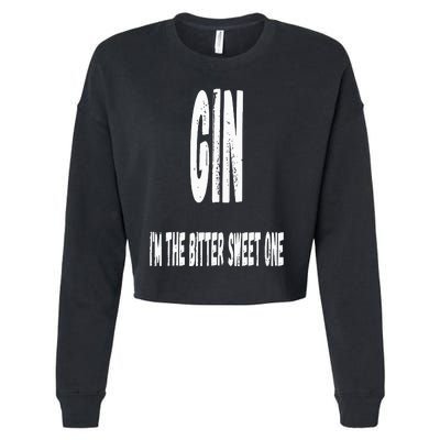 Gin and Tonic Couples Matching Halloween Costumes Cropped Pullover Crew