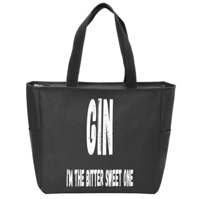 Gin and Tonic Couples Matching Halloween Costumes Zip Tote Bag