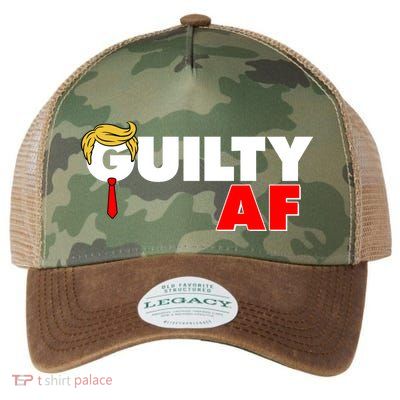 Guilty Af Trump Legacy Tie Dye Trucker Hat