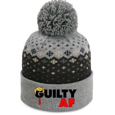 Guilty Af Trump The Baniff Cuffed Pom Beanie