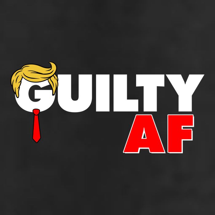 Guilty Af Trump 7 Panel Mesh Trucker Snapback Hat