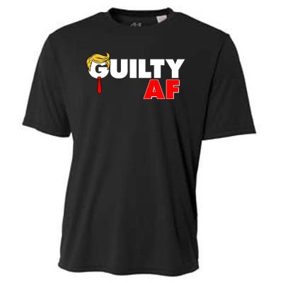 Guilty Af Trump Cooling Performance Crew T-Shirt