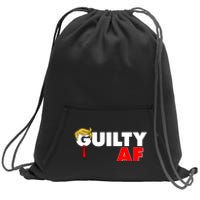 Guilty Af Trump Sweatshirt Cinch Pack Bag