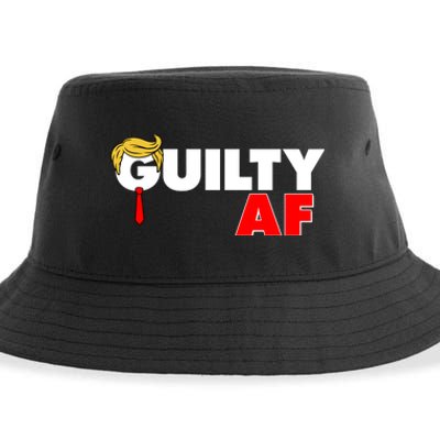 Guilty Af Trump Sustainable Bucket Hat