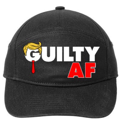 Guilty Af Trump 7-Panel Snapback Hat