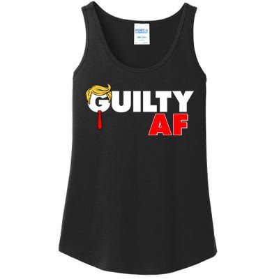 Guilty Af Trump Ladies Essential Tank