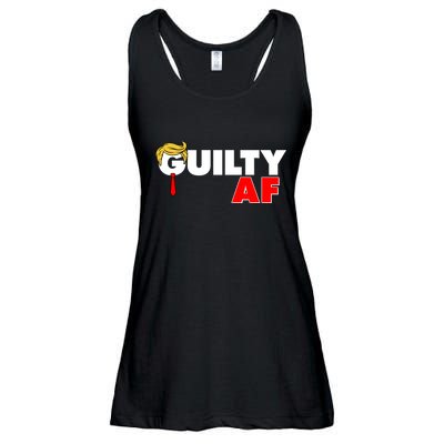 Guilty Af Trump Ladies Essential Flowy Tank