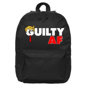 Guilty Af Trump 16 in Basic Backpack