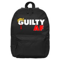 Guilty Af Trump 16 in Basic Backpack