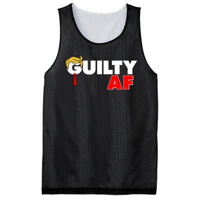 Guilty Af Trump Mesh Reversible Basketball Jersey Tank