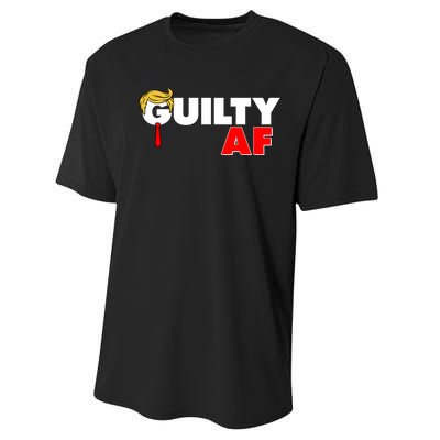 Guilty Af Trump Performance Sprint T-Shirt