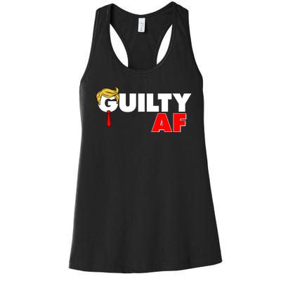 Guilty Af Trump Women's Racerback Tank