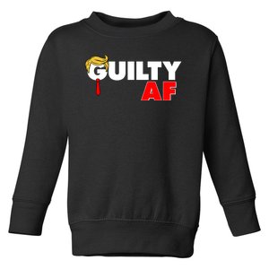 Guilty Af Trump Toddler Sweatshirt