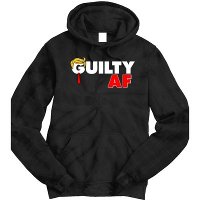 Guilty Af Trump Tie Dye Hoodie