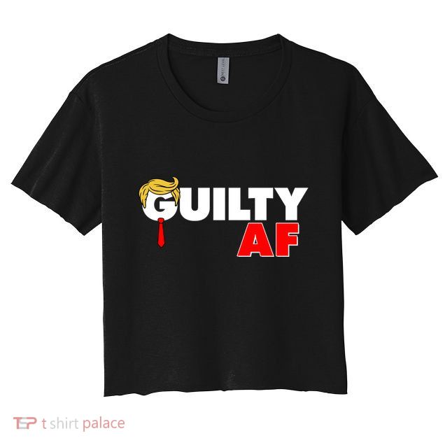Guilty Af Trump Crop Top