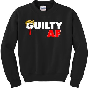 Guilty Af Trump Kids Sweatshirt