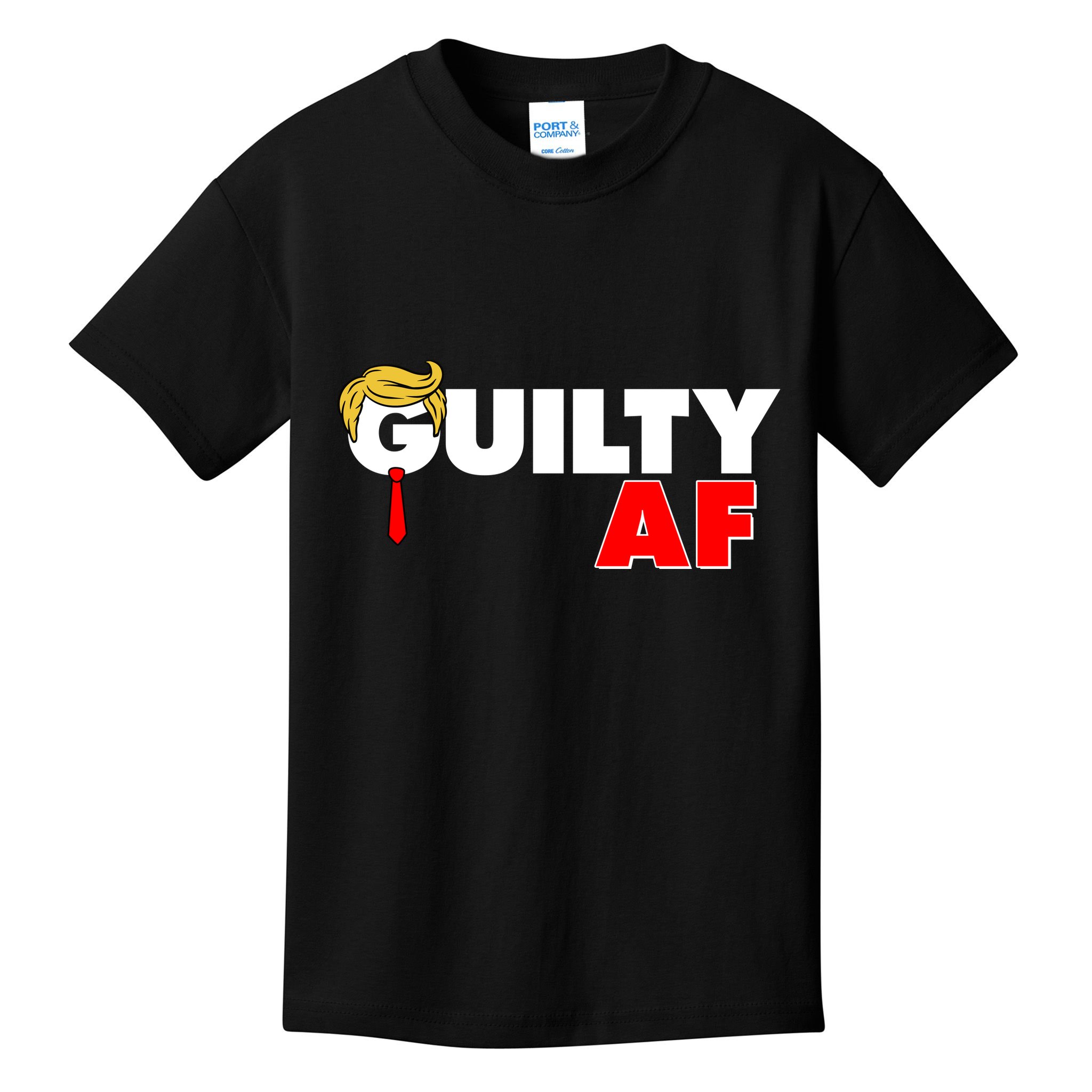 Guilty Af Trump Kids T-Shirt