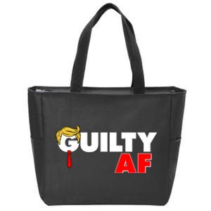 Guilty Af Trump Zip Tote Bag