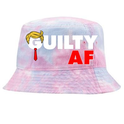 Guilty Af Trump Tie-Dyed Bucket Hat