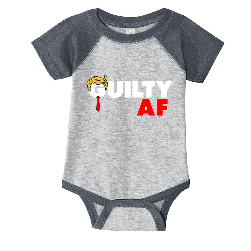 Guilty Af Trump Infant Baby Jersey Bodysuit
