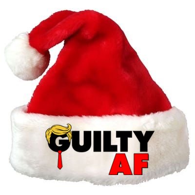 Guilty Af Trump Premium Christmas Santa Hat