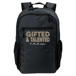 Gifted And Talented Crew Teaching School Appreciation Meaningful Gift Daily Commute Backpack