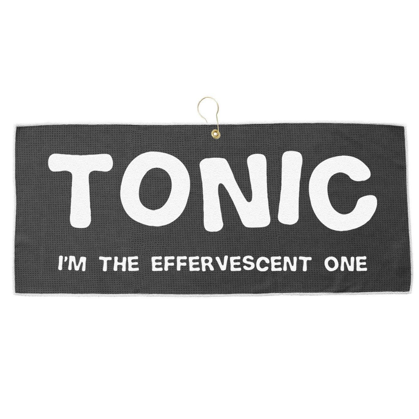 Gin And Tonic Couples Matching Halloween Costume Large Microfiber Waffle Golf Towel