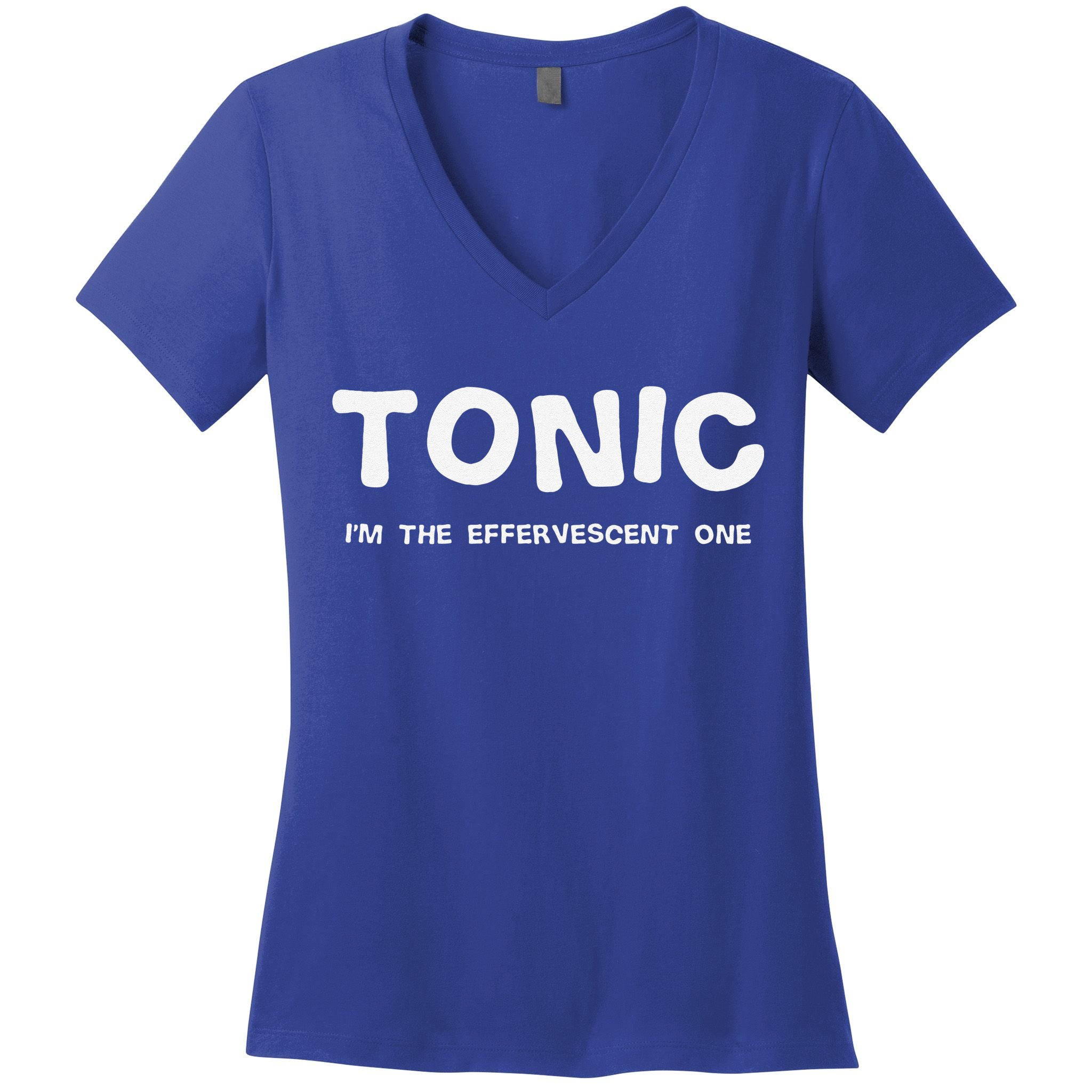 Gin And Tonic Couples Matching Halloween Costume Women's V-Neck T-Shirt