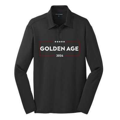 Golden Age Trump Wins 2024 Silk Touch Performance Long Sleeve Polo